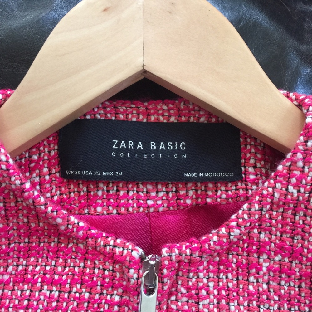 Zara Basic Collection Tweed Coat - image 3